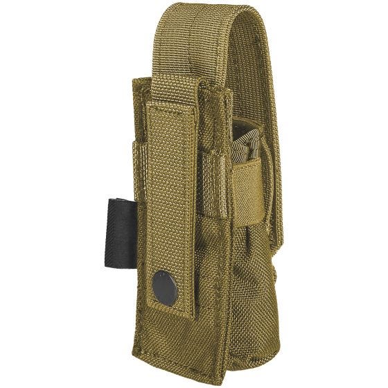 Portacargador individual de cartuchos de 9 mm Flyye Ver. FE con sistema MOLLE en Coyote Brown