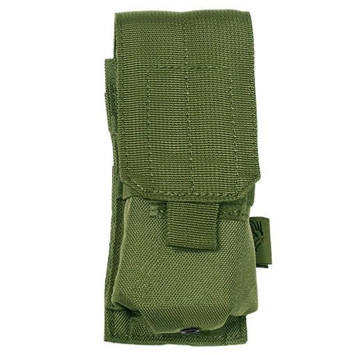 Portacargador individual Flyye M4/M16 con sistema MOLLE en Olive Drab