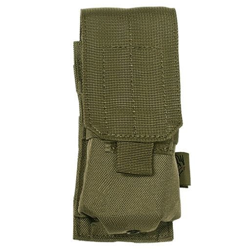 Portacargador individual Flyye M4/M16 con sistema MOLLE en Ranger Green