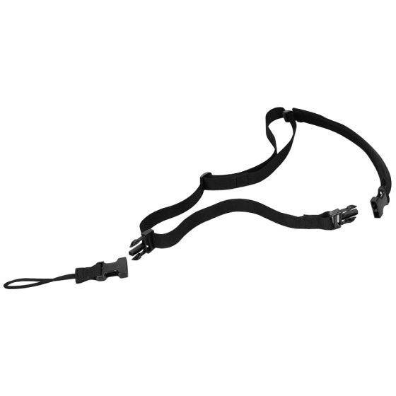 Correa para cámara DSLR Flyye con un punto de enganche en negro