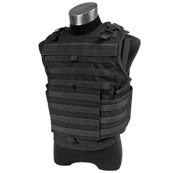 Chaleco Flyye Spartan en negro