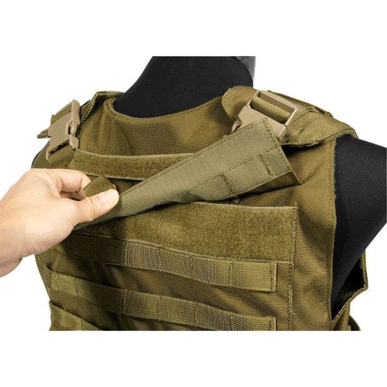 Chaleco Flyye Spartan en Coyote Brown
