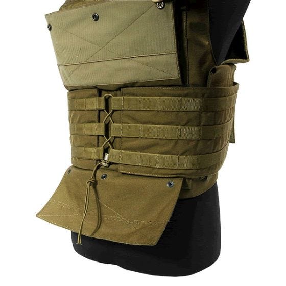 Chaleco Flyye Spartan en Coyote Brown