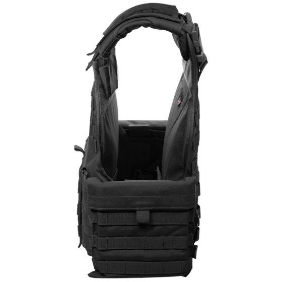 Chaleco protector Flyye SPC con sistema MOLLE en negro