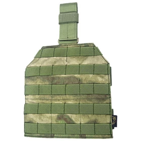 Panel para pierna Flyye con sistema MOLLE en A-TACS FG