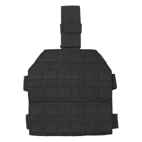 Panel para pierna Flyye con sistema MOLLE en negro