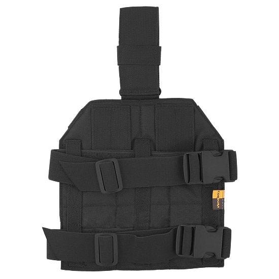 Panel para pierna Flyye con sistema MOLLE en negro