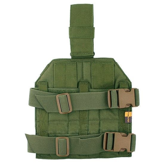 Panel para pierna Flyye con sistema MOLLE en Olive Drab