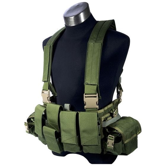 Cinturón táctico con tirantes para munición Flyye LBT 1961A en Olive Drab