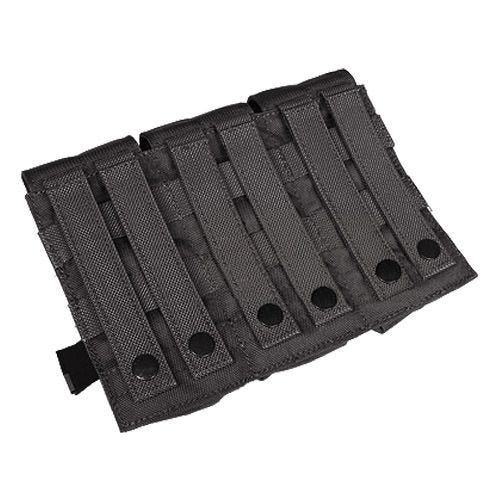 Portacargador triple Flyye M4/M16 con sistema MOLLE en negro