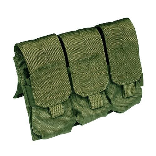 Portacargador triple Flyye M4/M16 con sistema MOLLE en Olive Drab