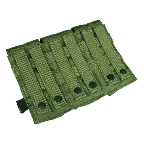 Portacargador triple Flyye M4/M16 con sistema MOLLE en Olive Drab