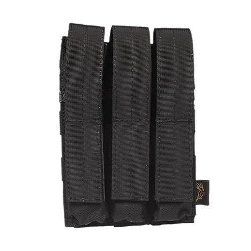 Portacargador triple Flyye MP5 con sistema MOLLE en negro