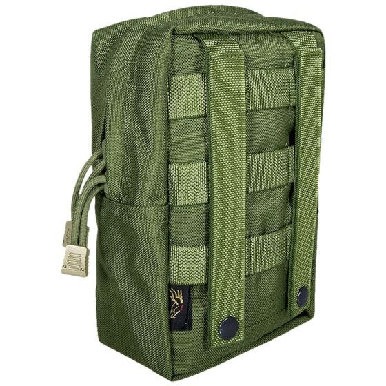 Bolsa vertical para accesorios Flyye con sistema MOLLE en Olive Drab