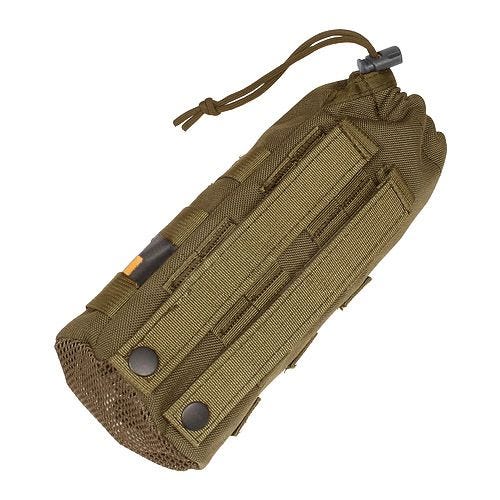 Portabotellas de agua Flyye con sistema MOLLE en Coyote Brown