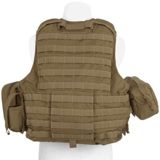 Flyye Chaleco con múltiples bolsillos Force Recon ver. Mar en Coyote Brown