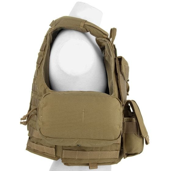 Flyye Chaleco con múltiples bolsillos Force Recon ver. Mar en caqui