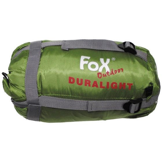Saco de dormir Fox Outdoor Duralight en OD Green / negro