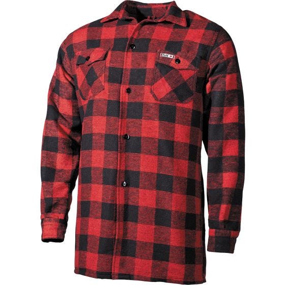 Camisa Fox Outdoor Lumberjack a cuadros en rojo / negro