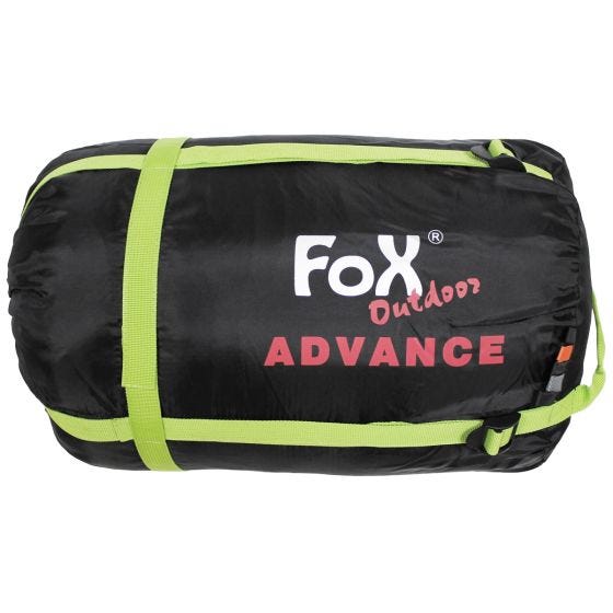 Saco de dormir Fox Outdoor Advance en negro / gris