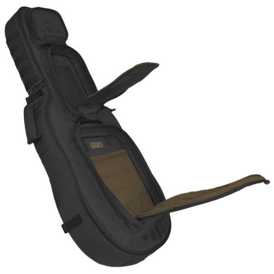Funda acolchada para fusil con forma de guitarra Hazard 4 Battle Axe en negro