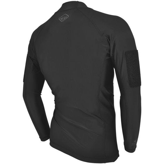Camiseta de buceo Hazard 4 Base de licra en negro
