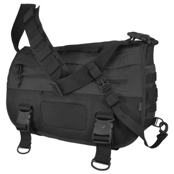 Bolsa bandolera Hazard 4 Defense Courier de tamaño grande en negro