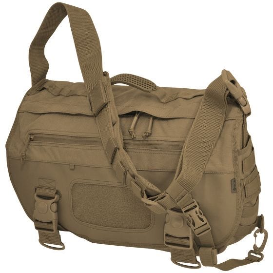 Bolsa bandolera Hazard 4 Defense Courier de tamaño grande en Coyote