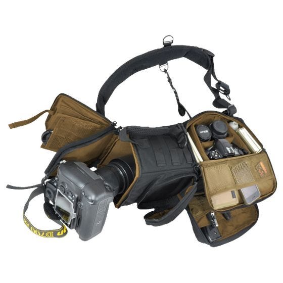 Mochila bandolera Hazard 4 Evac Photo Recon en negro