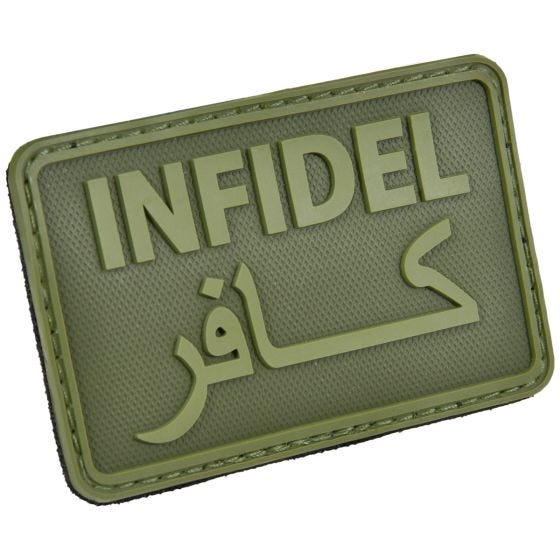 Parche verde OD Hazard 4 Infidel Morale Joke