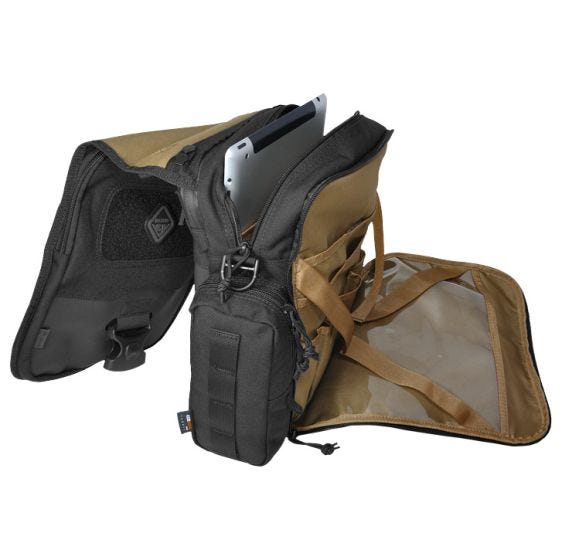 Bolso bandolera para tableta y portátil Hazard 4 de tamaño mini en negro
