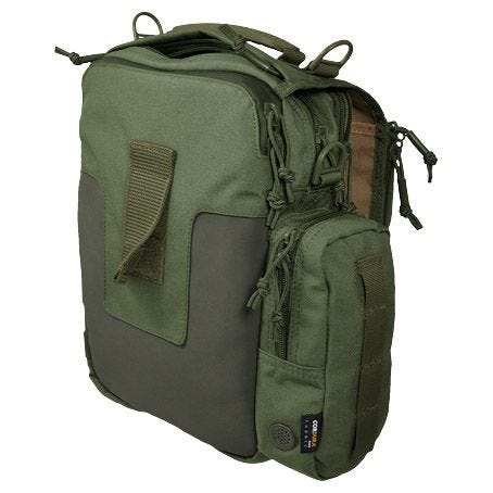Bolso bandolera para tableta y portátil Hazard 4 de tamaño mini en Olive Drab