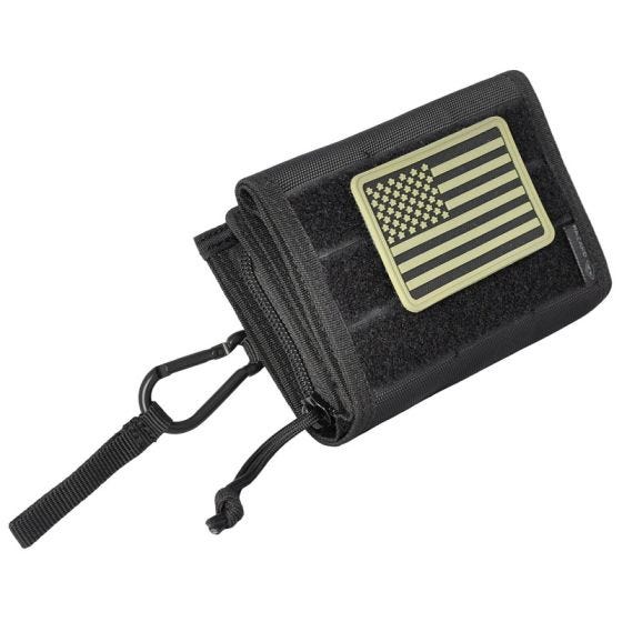 Funda para iPhone con cartera Hazard 4 Mil-iWallet en negro