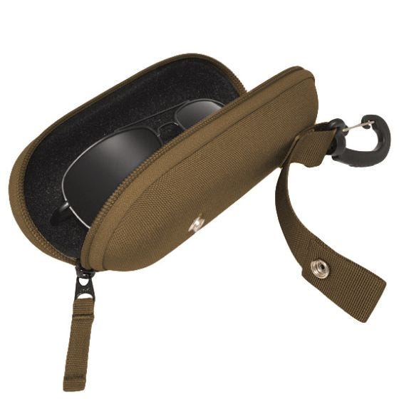 Estuche rígido para gafas Hazard 4 Mil-Pod en Coyote