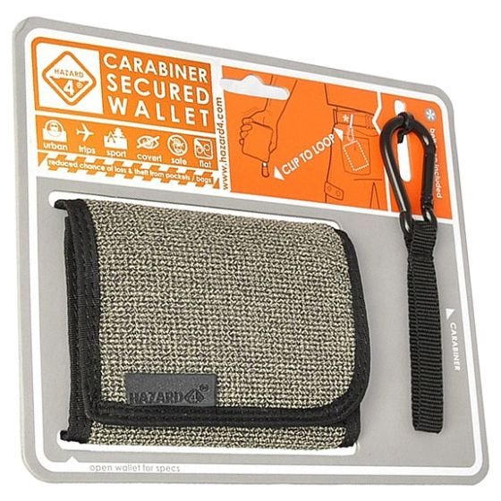 Cartera con mosquetón Hazard 4 Mil-Wafer en Kevlar
