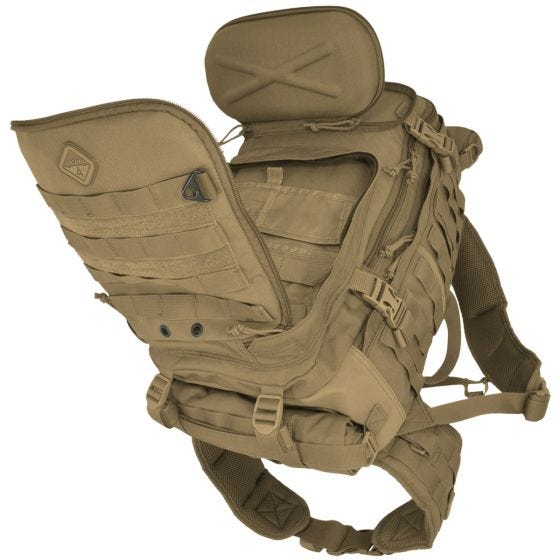 Mochila para fusil Hazard 4 Overwatch con diseño desenrollable en Coyote