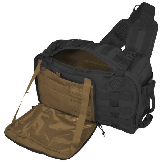 Mochila bandolera para portátil Hazard 4 Switchback en negro