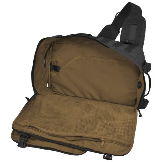 Mochila bandolera para portátil Hazard 4 Switchback en negro