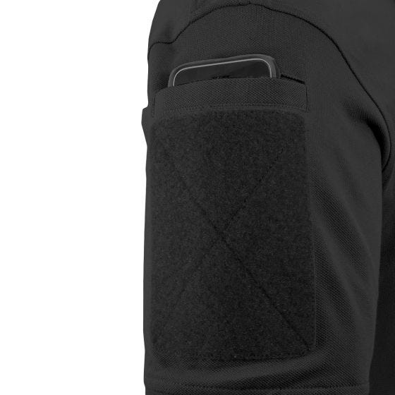 Polo liso de combate Hazard 4 Undervest en negro