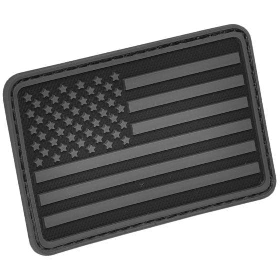 Parche Hazard 4 con bandera de Estados Unidos para el brazo izquierdo en negro