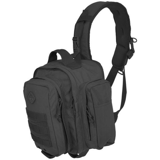 Mochila bandolera para llevar a la espalda o al pecho Hazard 4 Evac Watson en negro