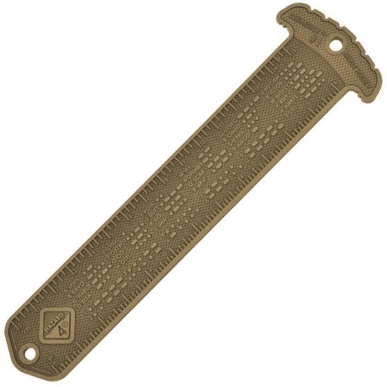 Leyenda para código MORSE y regla compatible con MOLLE Hazard 4 Cheatstick #1 en Coyote
