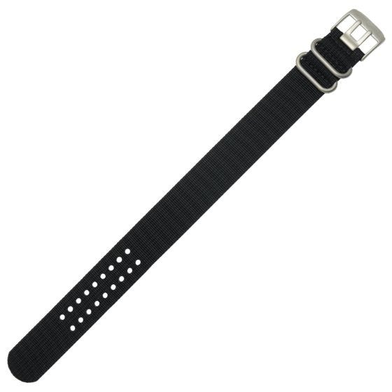 Reloj de titanio con tritio Hazard 4 Heavy Water Diver con manecilla GMT en Blacktie White y detalles en rojo y azul