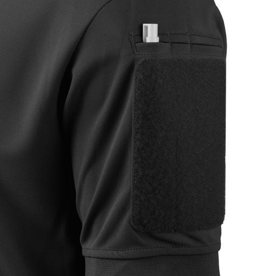 Polo liso de combate Hazard 4 Undervest de secado rápido en negro