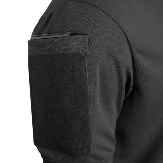 Polo liso de combate Hazard 4 Undervest de secado rápido en negro