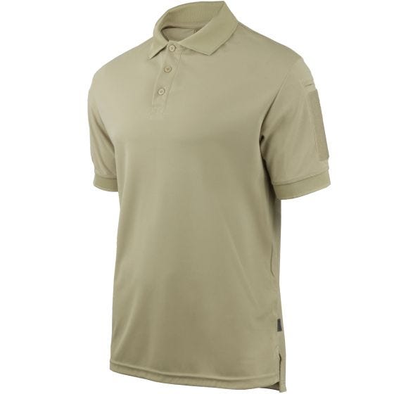 Polo liso de combate Hazard 4 Undervest de secado rápido en Tan