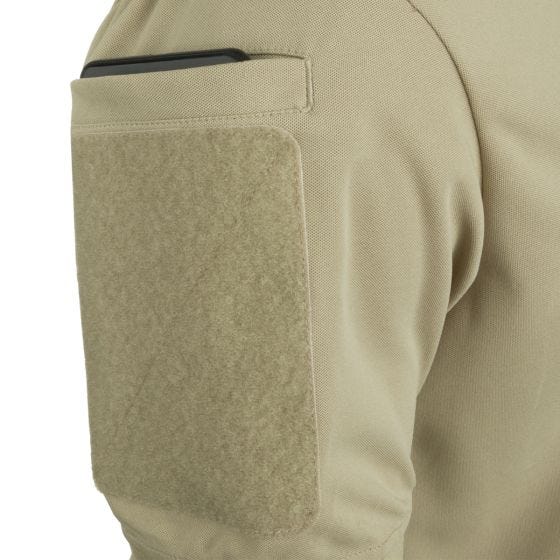 Polo liso de combate Hazard 4 Undervest de secado rápido en Tan
