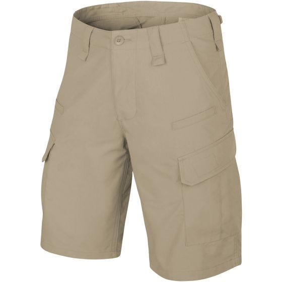 Pantalones cortos de algodón Helikon CPU en caqui