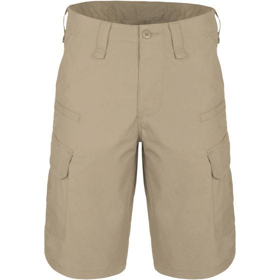 Pantalones cortos de algodón Helikon CPU en caqui