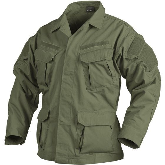 Camisa Helikon SFU NEXT de Ripstop de polialgodón en Olive Green